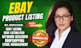 do ebay listing ebay product listing SEO ebay dropshipping and management