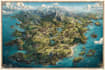 do fantasy map design vector map illustration city map