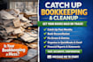 catch up and clean up financial records