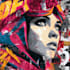 unique retro pop art portrait in your style