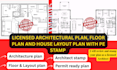 be your licensed architect to sign and seal architecture plan in md az pe il