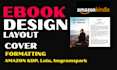 do interior book formatting and cover design for amazon KDP