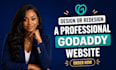 godaddy website design, godaddy website redesign, godaddy website, godaddy SEO