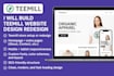 build teemill website design redesign ecommerce seo mockup via printify