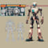 draw mecha and robot reference sheet in anime style
