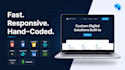 build a responsive react or nextjs website for your business