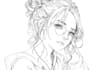 sketch characters into anime style