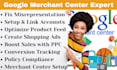 setup google merchant center ppc campaign shopping ads fix misrepresentation