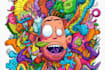 draw doodle art illustration designs on any topic graffiti art style