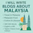write blogs about malaysia
