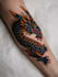create sleeve tattoo design in geometric style