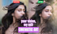 create cinematic photo edits for instagram and personal branding