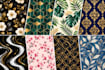 design seamless patterns, monograms and textile prints