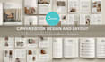 do canva ebook design editable canva workbook design journal kdp lead magnet PDF