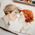 draw cartoon disney couple portrait