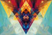 create abstract geometric digital art