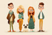 draw your pet into a cartoon vector simple art