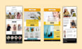 design editable mailchimp newsletter template and setup email flows