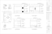 create 2d kitchen plan and bathroom plan with elevations