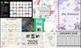 design custom calendars, printable planners