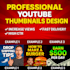 create professional and clickable youtube thumbnails in 24 hours