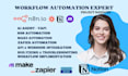 build workflow with zapier make n8n automation airtable, zendesk