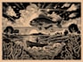 create artistic linocut illustration