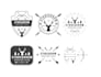 create a modern hunting logo design