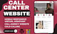 build call center website virtual assistance cold calling call agency website