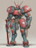 draw custom digital 2d anime mecha art illustration
