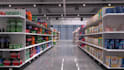 design commercial 3d supermarket, retails store, interior layout and rendering