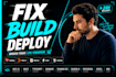 fix, deploy base44 next js node react js laravel pwa lovable ai app cursor ai