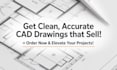draft 2d cad drawings for realtors using autocad