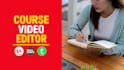 edit your online course videos with captions