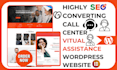 design call center website, virtual assistance ,call agency website