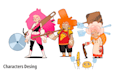 create 2d character animations