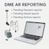 provide dme ar reports, denial analysis and claim aging reports overnight