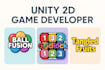 develop 2d games using unity game engine