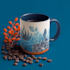 create a typography coffee mug design for you