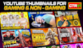 design attractive click bait amazing youtube thumbnail