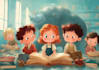 do children book illustrations and children book cover
