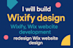 build wixify design wixify, wix website development redesign wix website design