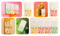 do product packaging design and label with modern branding