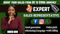 sales representative sales closer expert high ticket sales rep online sales