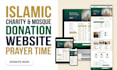 build islamic website charity mosque donation website muslim prayer time website