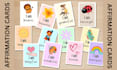 design printable motivational affirmational cards design custom flash card game