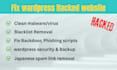 remove wordpress malware, fix hacked site, SEO spam, and blacklist