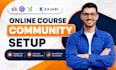 setup circle so skool discord online community circle so skool course upload