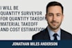 be quantity surveyor for quantity takeoff, material takeoff and cost estimation