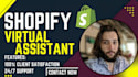 be your data driven shopify virtual assistant, manage store to boost store sales